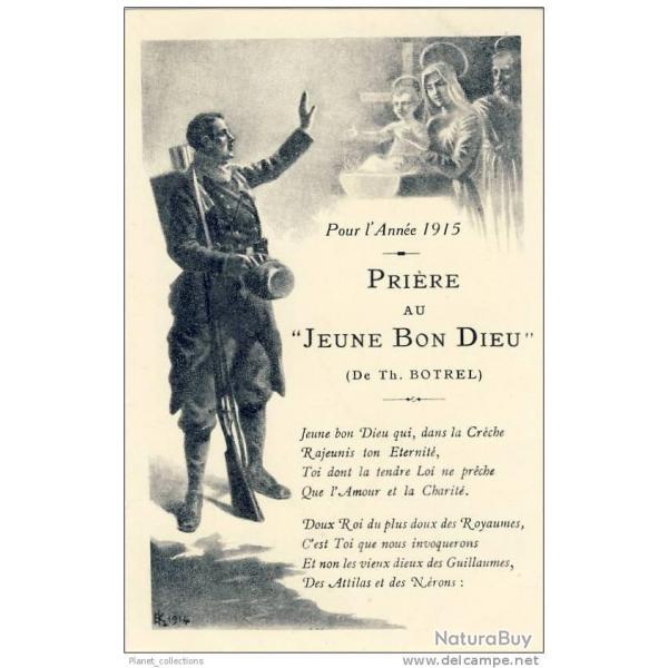 Illustrateur - BOTREL Th. Prire au jeune bon Dieu 1915