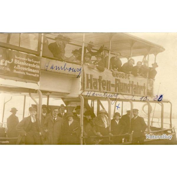 CPA Allemagne Hambourg Hamburg Bateau 1920