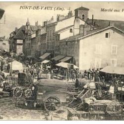 CPA 01 Ain Pont de Vaux - Marché aux volailles