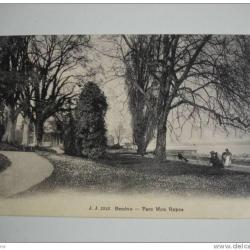 CPA Suisse Genève Parc Mon Repos Bord du Léman 1910