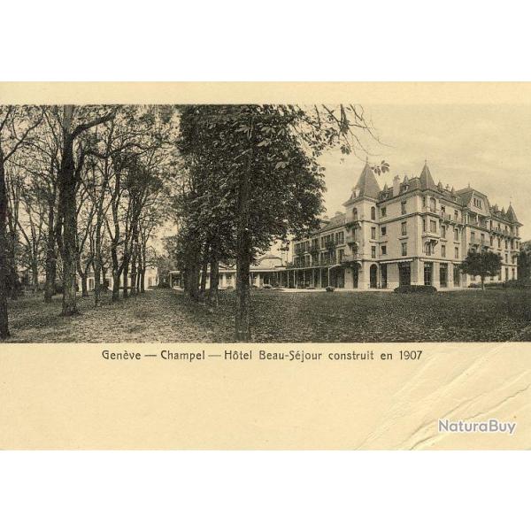 CPA Suisse Genve Champel - Htel Beau Sjour 1914