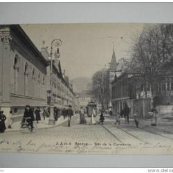 CPA Suisse Genève Rue de la Corraterie 1906