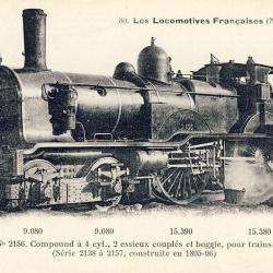 CPA Trains Les Locomotives Françaises du Nord N°80