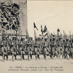 CPA 75 PARIS - Fêtes de la victoire 14 Juillet 1919