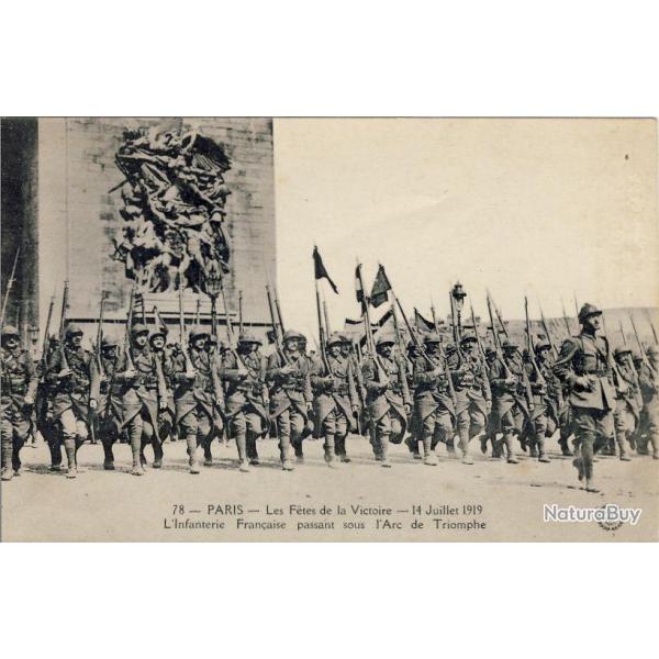 CPA 75 PARIS - Ftes de la victoire 14 Juillet 1919