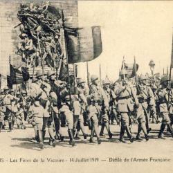 CPA 75 PARIS - Fêtes de la victoire 14 Juillet 1919