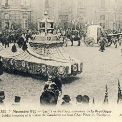 CPA 75 PARIS - 11 Novembre 1920 - Fêtes