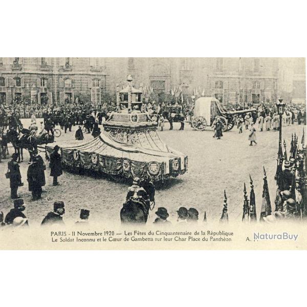 CPA 75 PARIS - 11 Novembre 1920 - Ftes