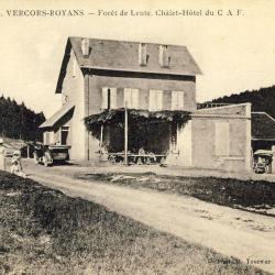 CPA 26 DROME Vercors Royans Forêt de Lente Hôtel 1917