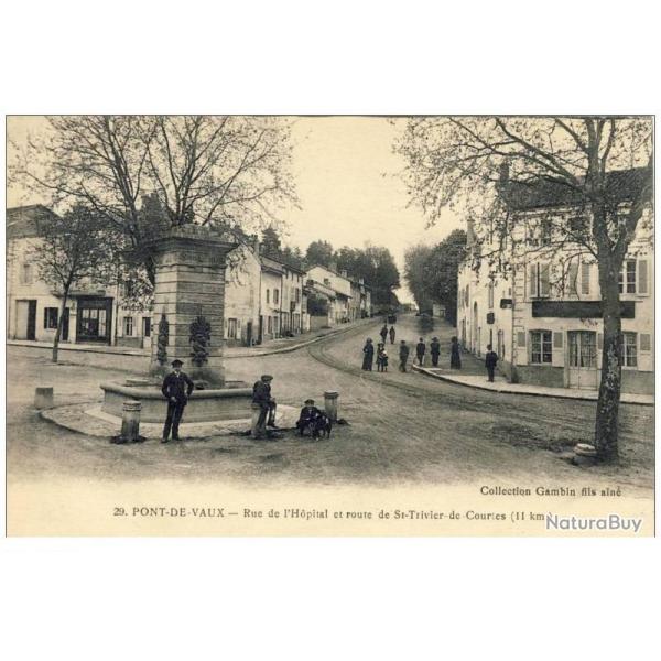 CPA 01 AIN PONT DE VAUX Rue de l'Hpital