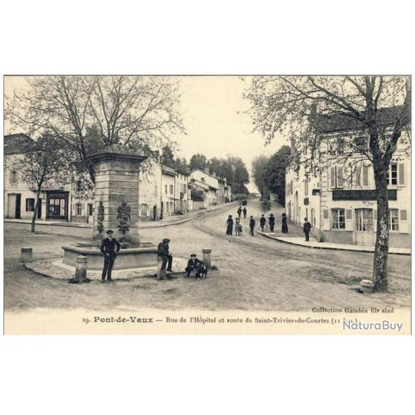 CPA 01 AIN PONT DE VAUX Rue de l'Hpital