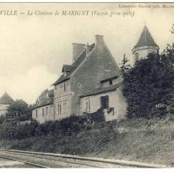 CPA 01 AIN Fleurville Le château de MARIGNY
