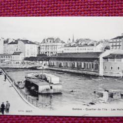 CPA Suisse Genève Quartier de l'Ile - Les Halles