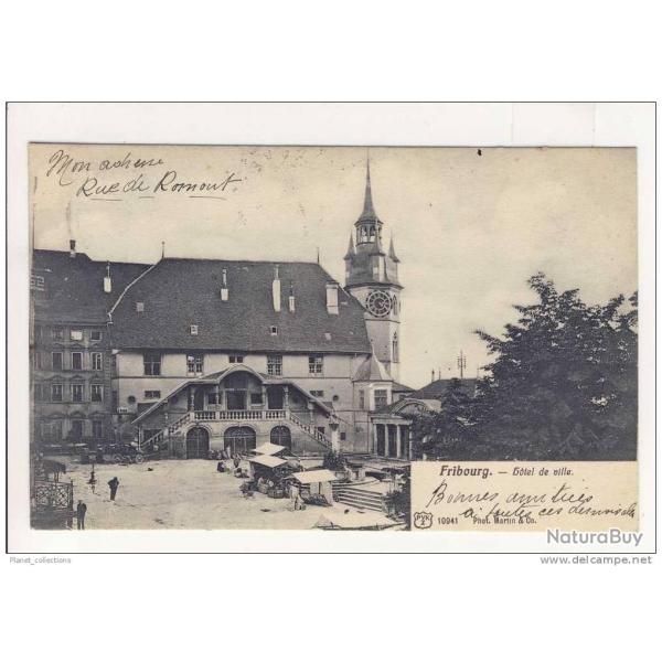 CPA Suisse Fribourg Htel de ville March