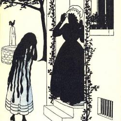 CPA illustrée Frau Holle Dame Holle Conte frères Grimm