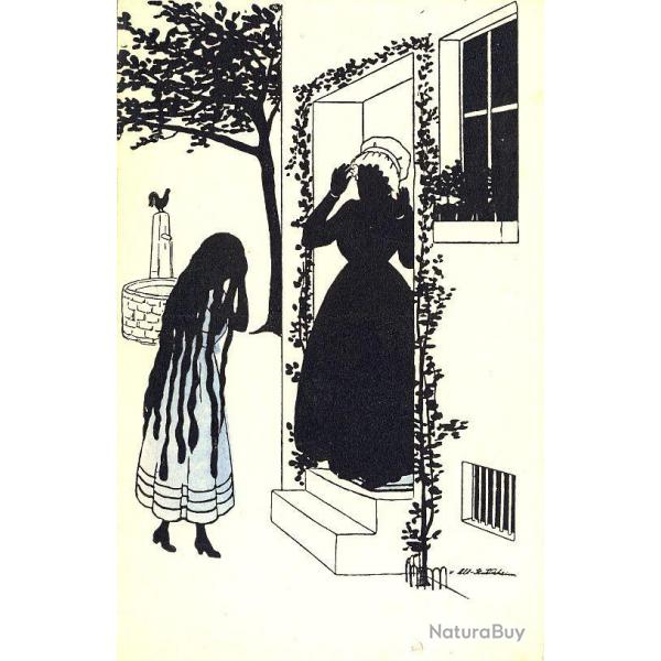 CPA illustre Frau Holle Dame Holle Conte frres Grimm