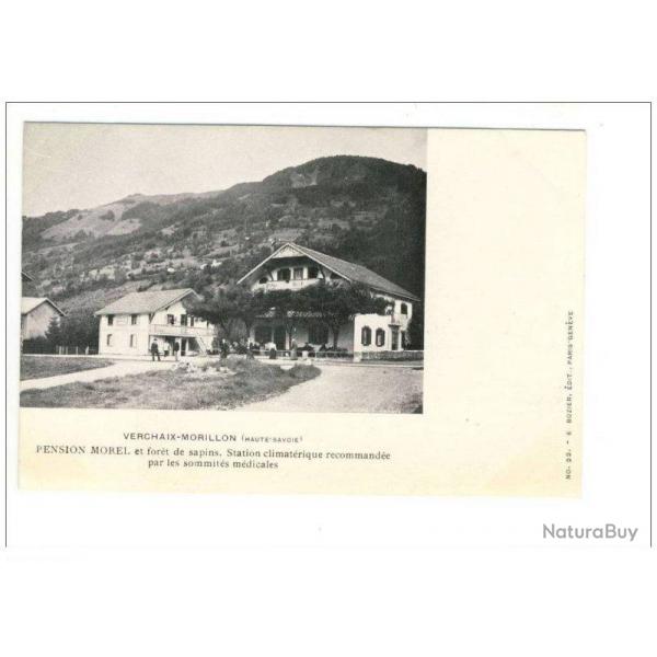 CPA 74 VERCHAIX-MORILLON Pension MOREL anim