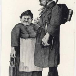 CPA illustrée DELEYSIN R. Suisse Types de Landstrum