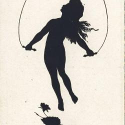 CPA illustrée DIEFENBACH Petite fille corde à sauter