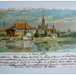 CPA Allemagne illustrée C.Biese Constanz Das Kaufhaus