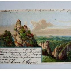 CPA Allemagne illustrée Sagg Bronnen Donauthal
