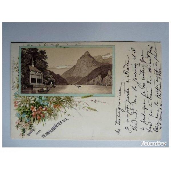 CPA SUISSE Lucerne Luzern Gruss vom Vierwaldsttter