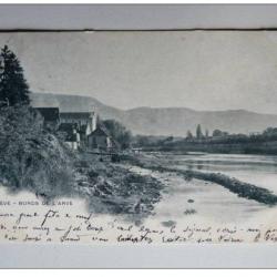 CPA Suisse Genève Bords de l'Arve 1904