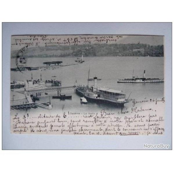 CPA Suisse Genve La Rade 1900