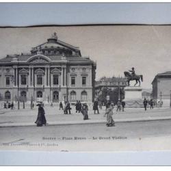 CPA Suisse Genève Place Neuve Le Grand Théâtre 1911