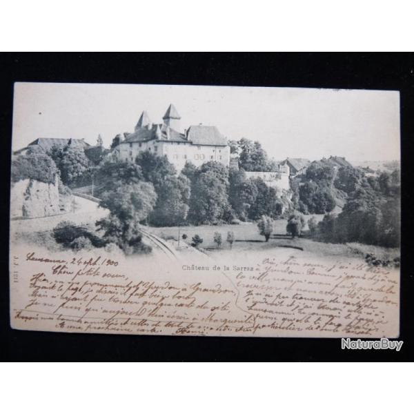 CPA Suisse Vaud Chteau de la Sarraz Lausanne 1900