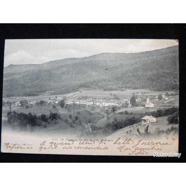 CPA Suisse Vaud St Georges Cte Malherbe 1906