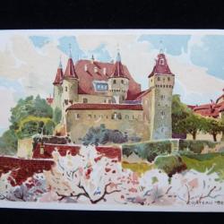 CPA Suisse Vaud Château de Nyon Peter et Kohler