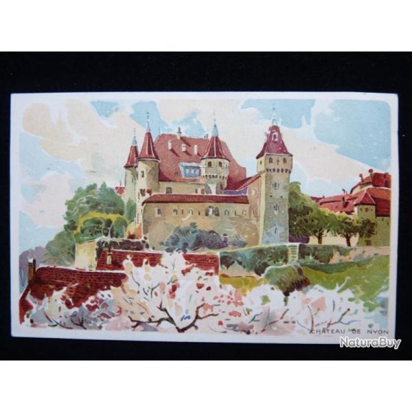 CPA Suisse Vaud Chteau de Nyon Peter et Kohler