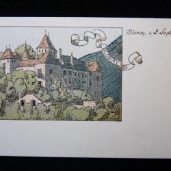 CPA Suisse Vaud Blonay Le Château 1910