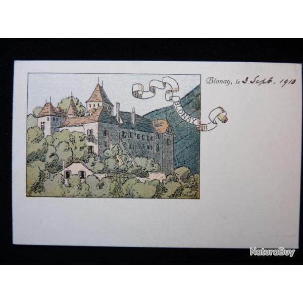 CPA Suisse Vaud Blonay Le Chteau 1910