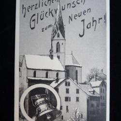 CPA Allemagne Neuen Jahr Baden Kath. Kirche