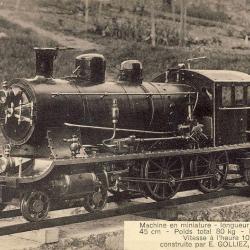 CPA Train Locomotive Miniature Golliez Lausanne