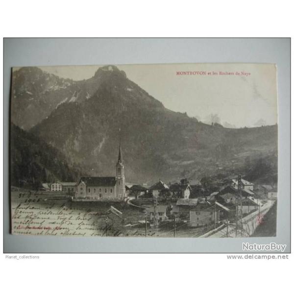 CPA SUISSE Fribourg Montbovon et les Rochers de Naye