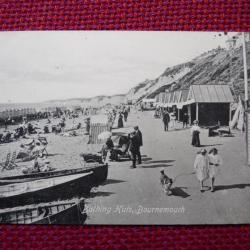 CPA Royaume-Uni Bournemouth Bathing Huts 1911
