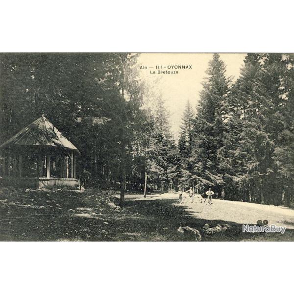 CPA 01 AIN - OYONNAX La Bretouze anim Kiosque