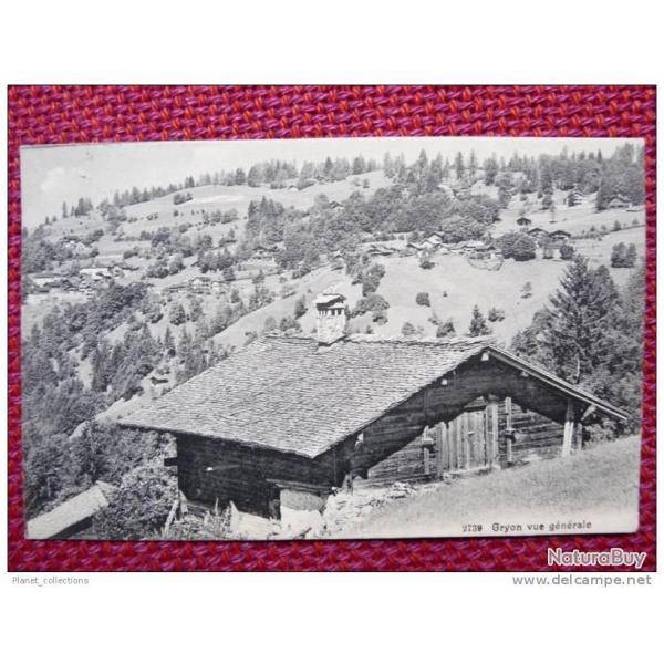 CPA SUISSE Vaud - Gryon vue gnrale cabane