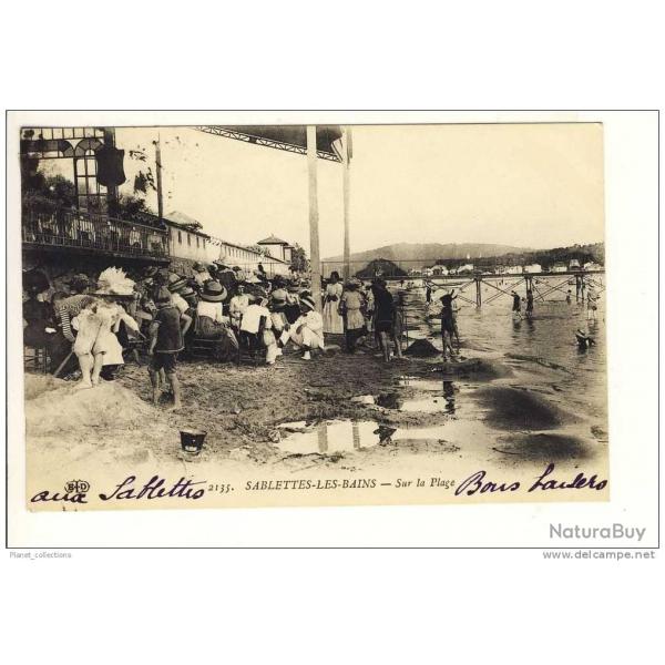 CPA 83 VAR - TOULON - SABLETTES LES BAINS