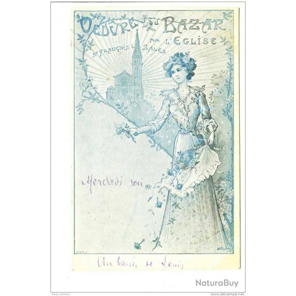 CPA illustre OEuvre du Bazar glise St Franois de Sales