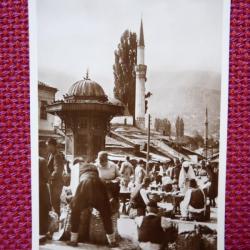 CPA Bosnie SARAJEVO Le Marché Bach Bas Carsija