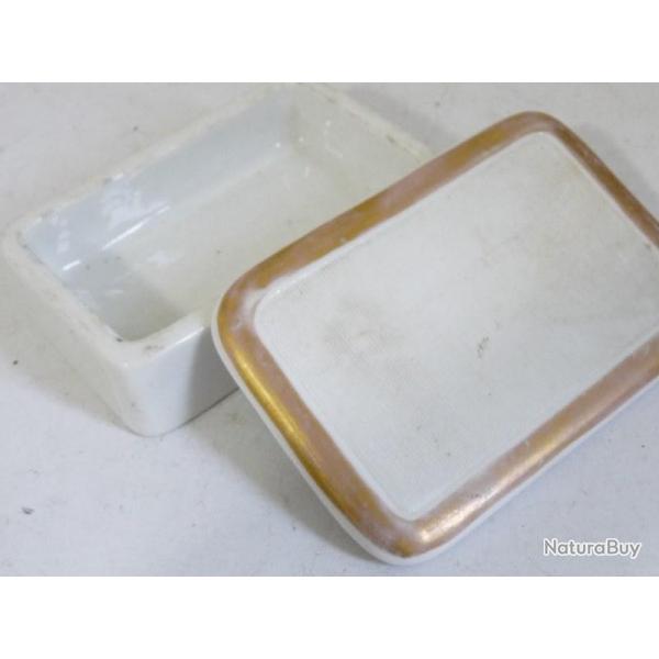 Boite d'allumettes pyrogne porcelaine