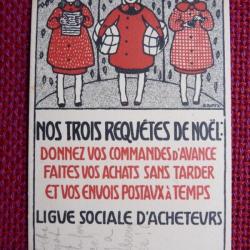 CPA illustrée Syndicat Ligue Social d'Acheteurs RUFFY
