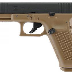 Pistolet à plomb CO2 4,5 mm BB - GLOCK 17 GEN5 - Blowback Coyote