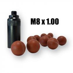 EMBOUT SELF-GOMM SAPL Filetage M8x100 - Bille Ø 18 mm
