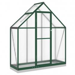 Serre tente abri plante fleur légumes avec cadre de base 169 x 58 x 202 cm aluminium vert 02_0044495