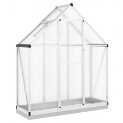 Serre tente abri plante fleur légumes avec cadre de base argenté 169 x 58 x 202 cm aluminium Argent